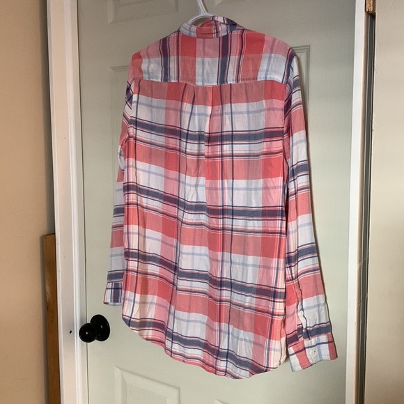 EDDIE BAUER flannel pattern top. - L - Picture 8 of 8